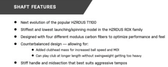NEW TOUR Project X RDX Smoke Green – 75g – Choose flex – Built for you!