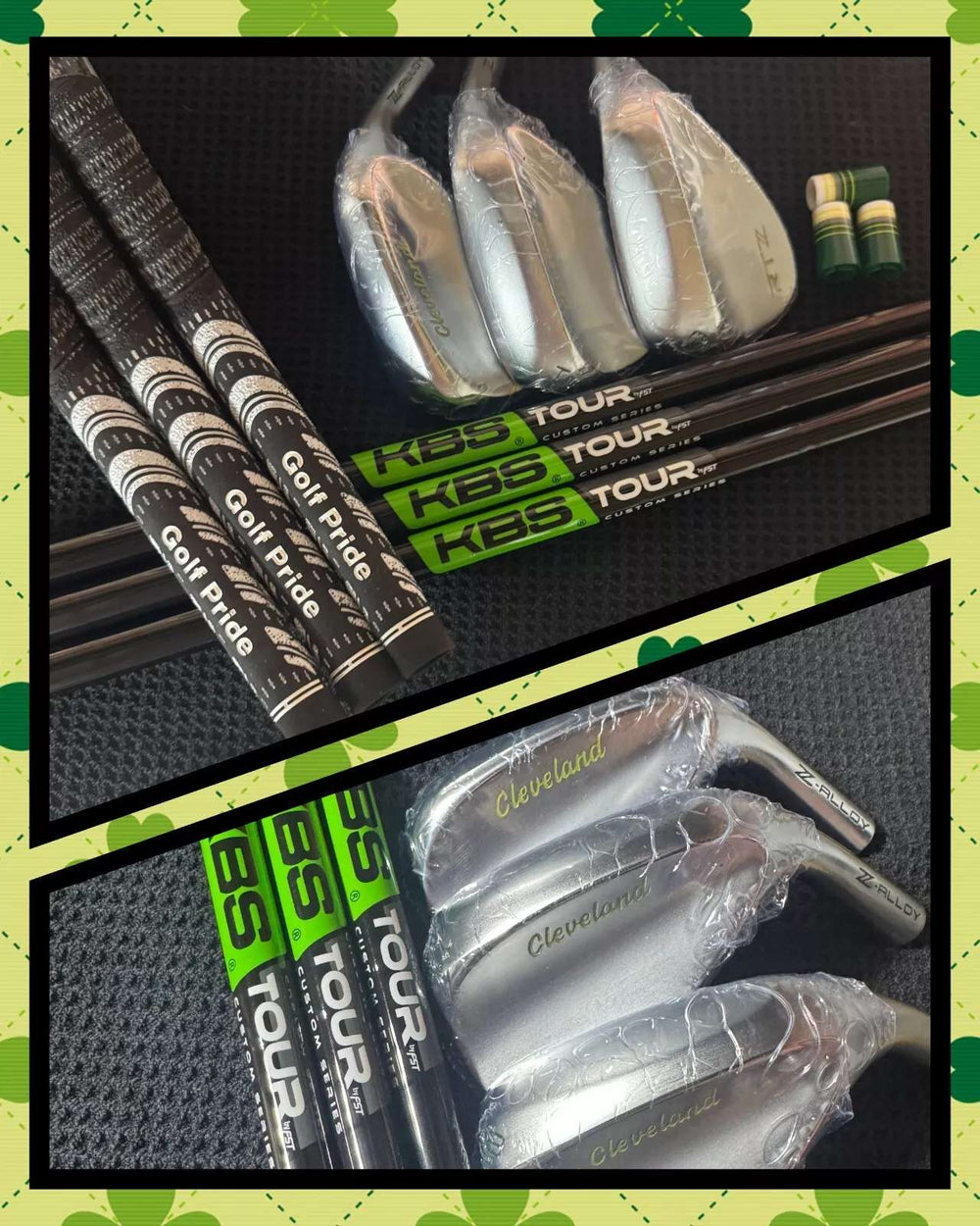 NEW 2025 CUSTOM Cleveland Golf RTZ Tour Satin Wedge Set 50 54 58 KBS Tour Custom
